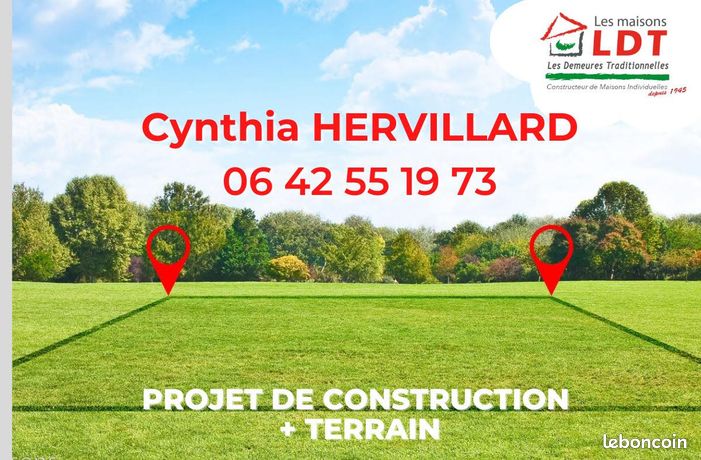 Terrain 1 800 m² Haramont