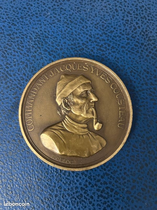 HISTOIRE DE FRANCE Médaille, Jacques-Yves Cousteau fme_920100 Médailles