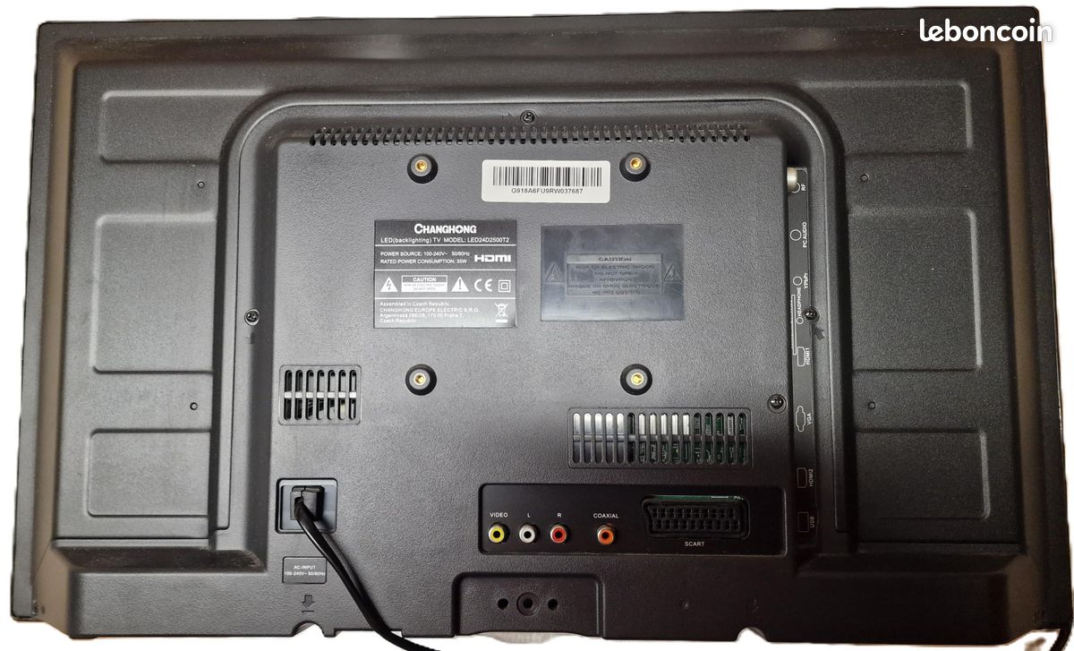 Vend TV LED Changhong LED24D2500T2 24" (image 2)