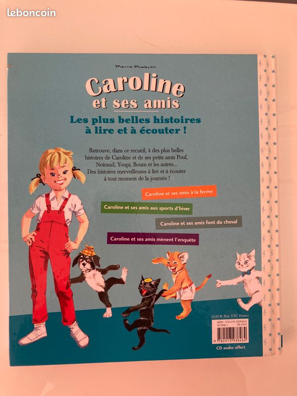 DVD EMBARQUEMENT IMMÉDIAT ET LIVRE CAROLINE ET SES AMIS P PROBST - Caroline à la ferme - aux sports d'hiver - fait du cheval - mène l'enquête - Pierre PROBST HACHETTE (image 10)