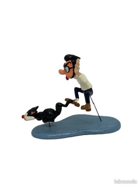Figurine Pixi – Prunelle Et Le Chat De Gaston (Gaston Lagaffe) – Édition Limitée 750 Ex – 2001