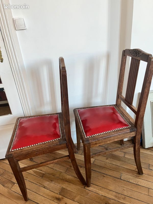 2 chaises en bois (image 3)