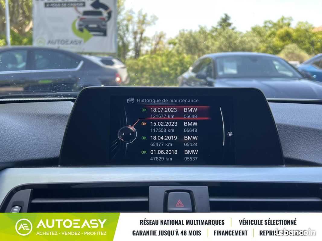 BMW Série 3 F30 318d 143 BVA Sport / GPS / Radars AR / Entretien à Jour (image 13)