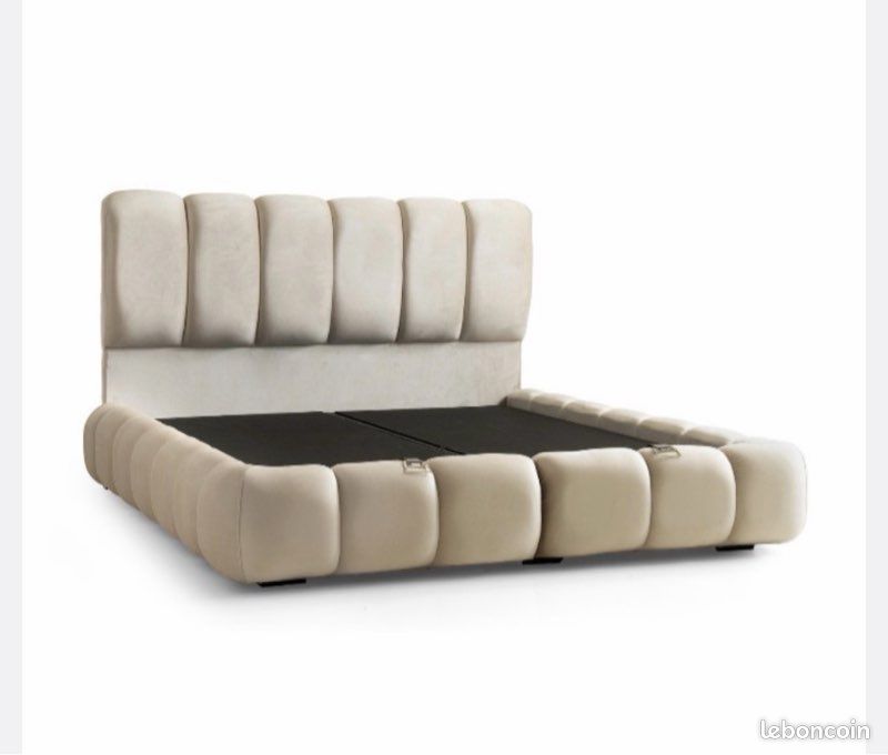 Lit coffre Bubble Solin Home 160x200 – Excellent état (image 2)