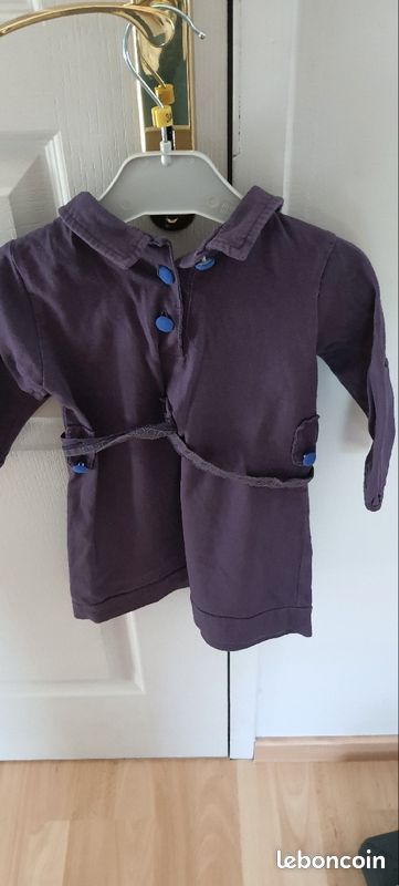 Robe fille 3ans violette verbaudet,bon état (image 3)