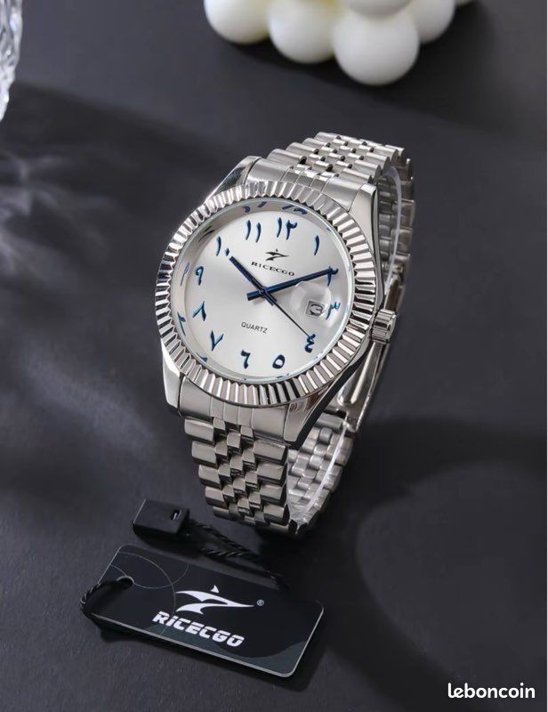 Montre Femme Quartz Chiffres Arabes - Mode Décontractée - Cadran 31mm