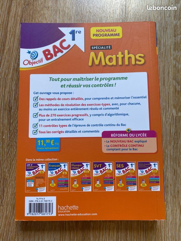 Livre de révision de maths spé première (image 2)