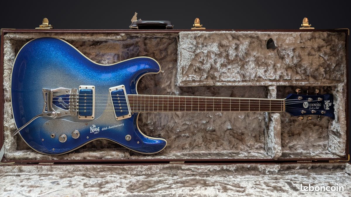 ? Guitare Mosrite “The Nokie” - 40th Anniversary 2005 - Blue 