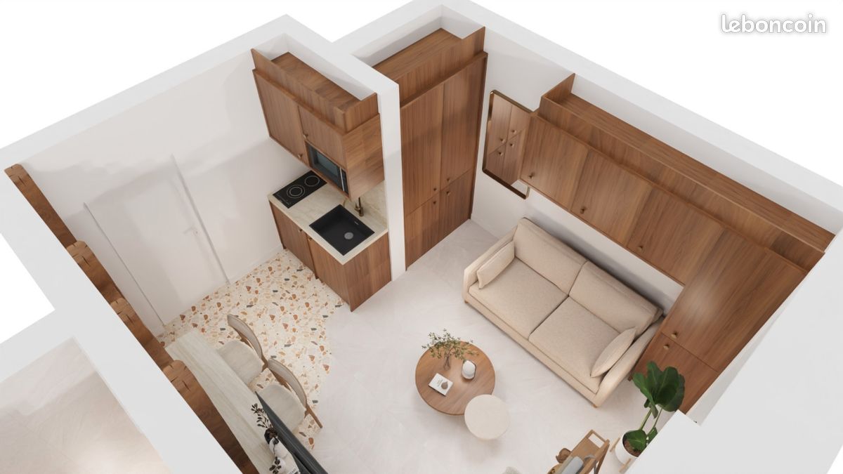 Appartement 1 pièce 19 m² · à Dax · 19 m² · 520 €