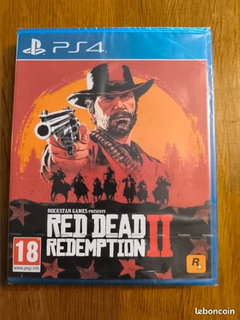 Boîte Vide Jeu PS4 Red Dead Redemption 2 - Neuf Scellé - Français - Collection