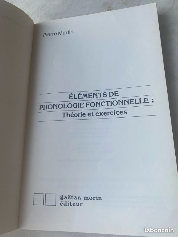 Elements de phonologie fonctionnelle , théorie et exercices (image 4)