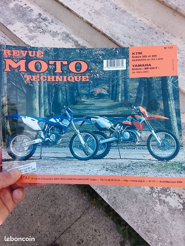 Revue Moto Technique RMT 117 KTM 250 300 GS EGS EXC Yamaha WR400F WR 400 F (image 1)