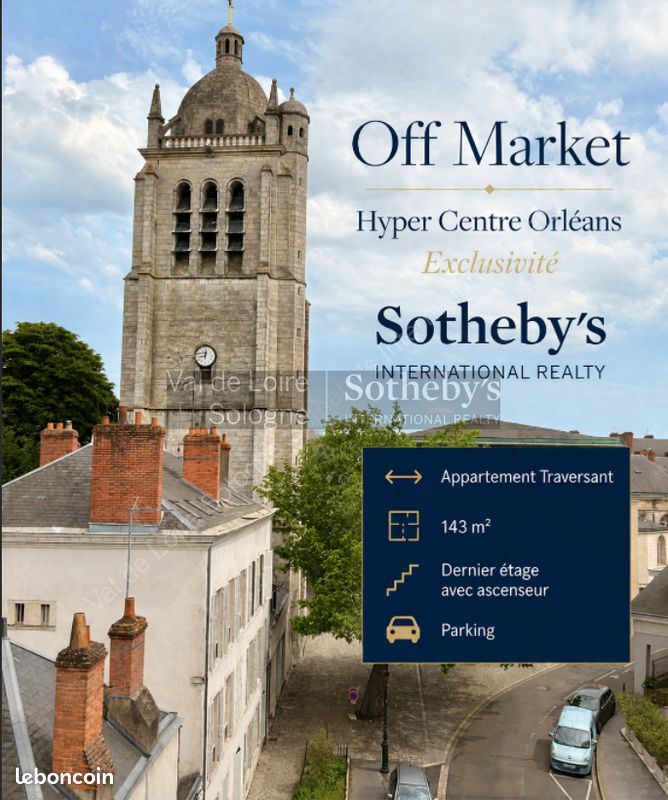 Appartement 5 pièces 143 m² · à Orléans · 143 m² · 483 000 €