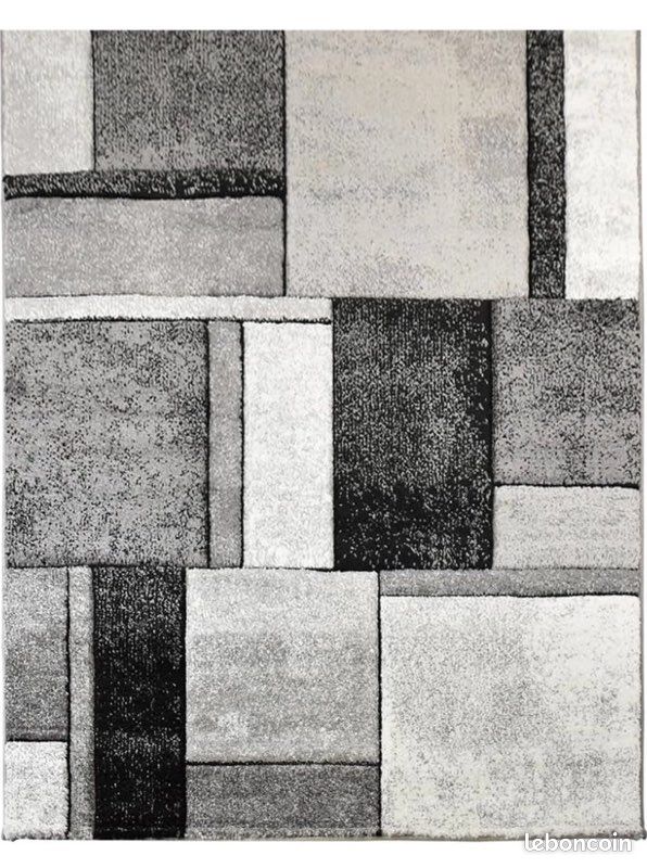 Tapis gris noir (image 2)