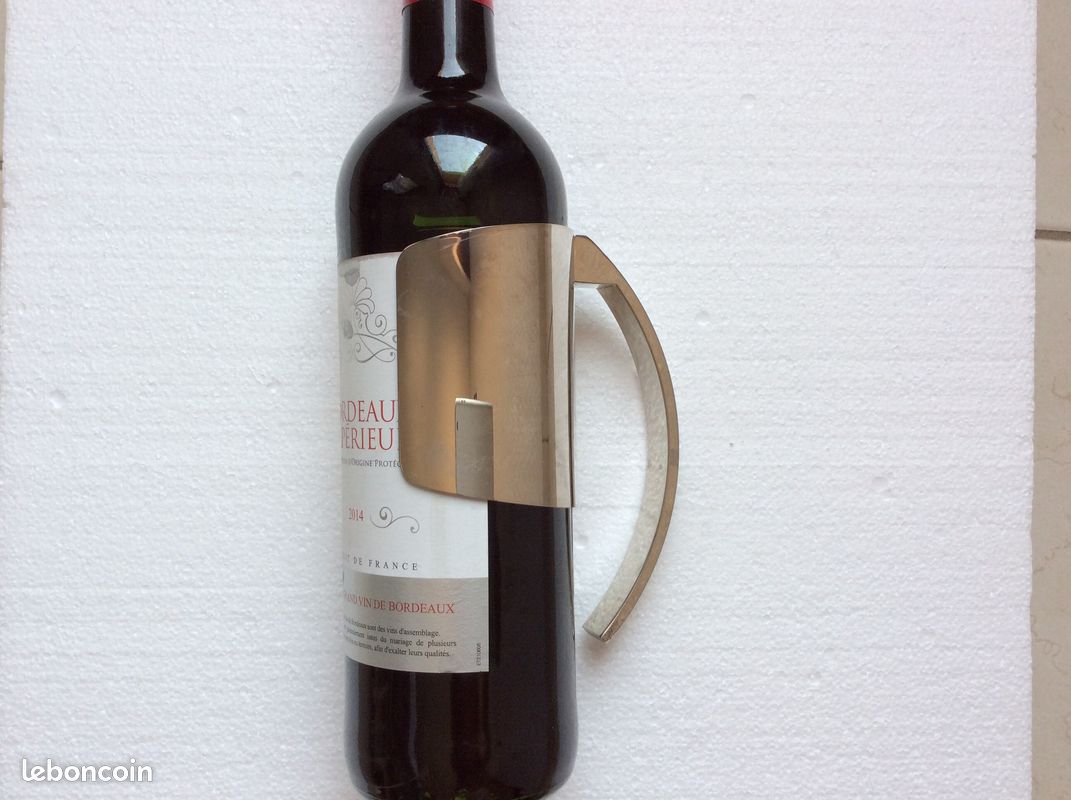 Poignée porte bouteilles de vin (image 2)