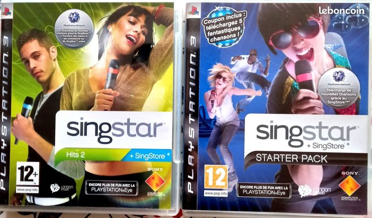 Jeu Singstar Hits 2 + Singstore Pour PS3 - Occasion Bon état, Sans Notice