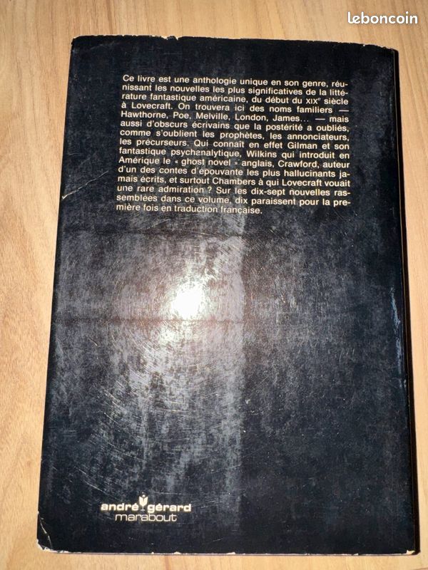 L'Amérique fantastique de Poe à Lovecraft - Anthologie par Jacques Finné (image 3)