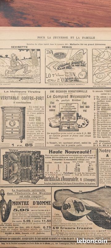 Le petit illustré pour la jeunesse et la famille année 1913 (image 5)
