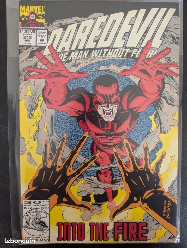 COMIC VO Daredevil #312 1993 Marvel Comics occasion (image 1)