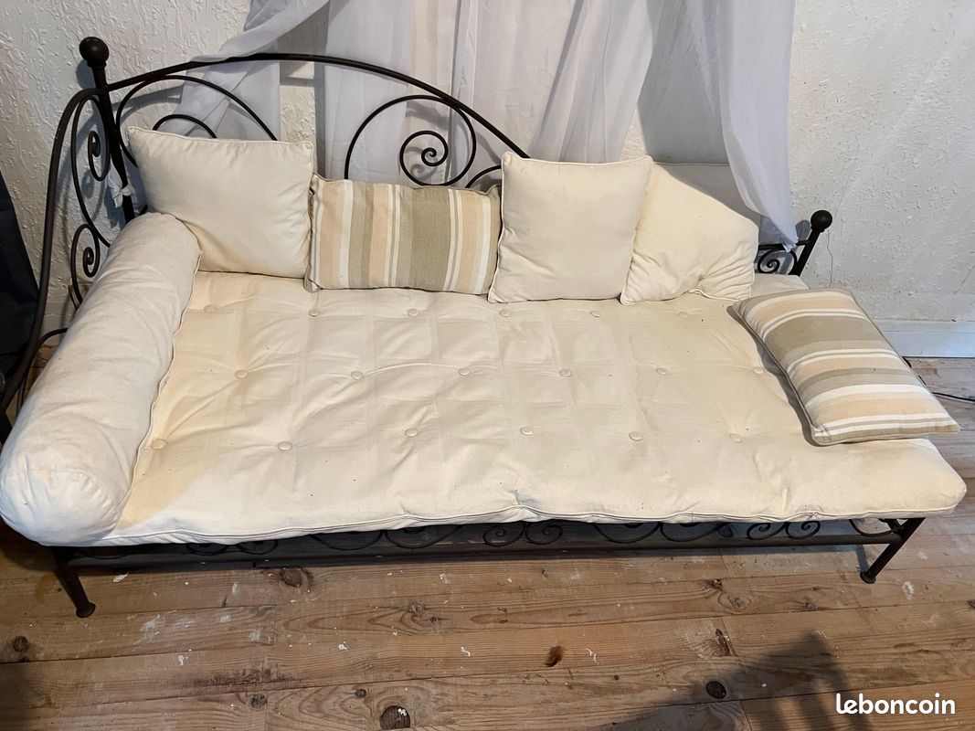 Méridienne et matelas (image 1)