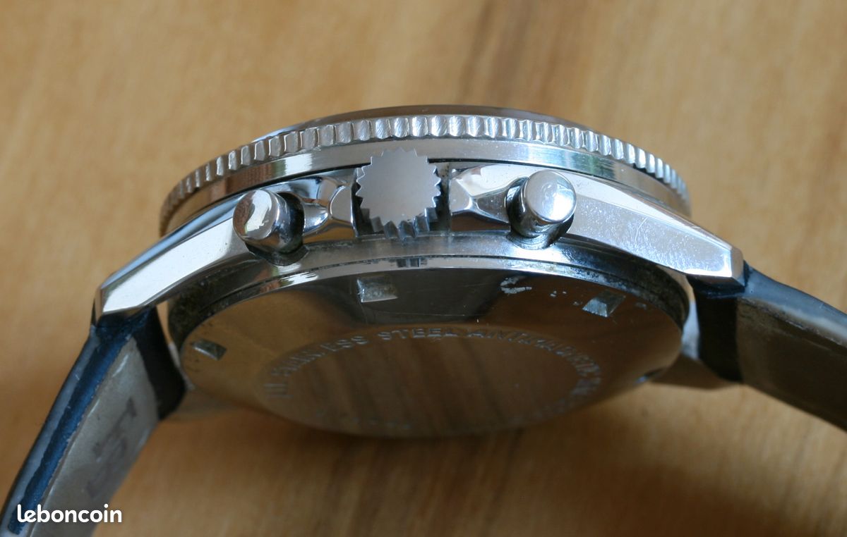 ANCIENNE MONTRE YEMA Acier Plongee Mécanique Vintage Rare French Diver