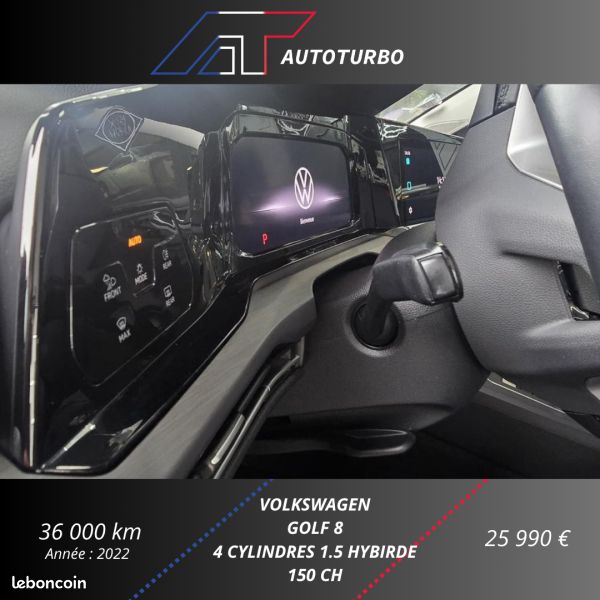 Volkswagen GOLF VIII 1.5 ETSI OPF 150CH STYLE DSG7 (image 17)