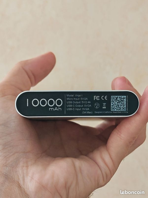 [NEUVE] Batterie Externe PowerAdd 10000mAh (image 2)