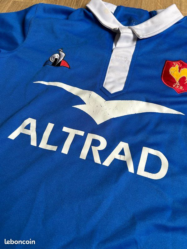 Maillot D'entrainement Equipe De France Rugby - RWC 2019 - Taille XL - Adidas Bleu