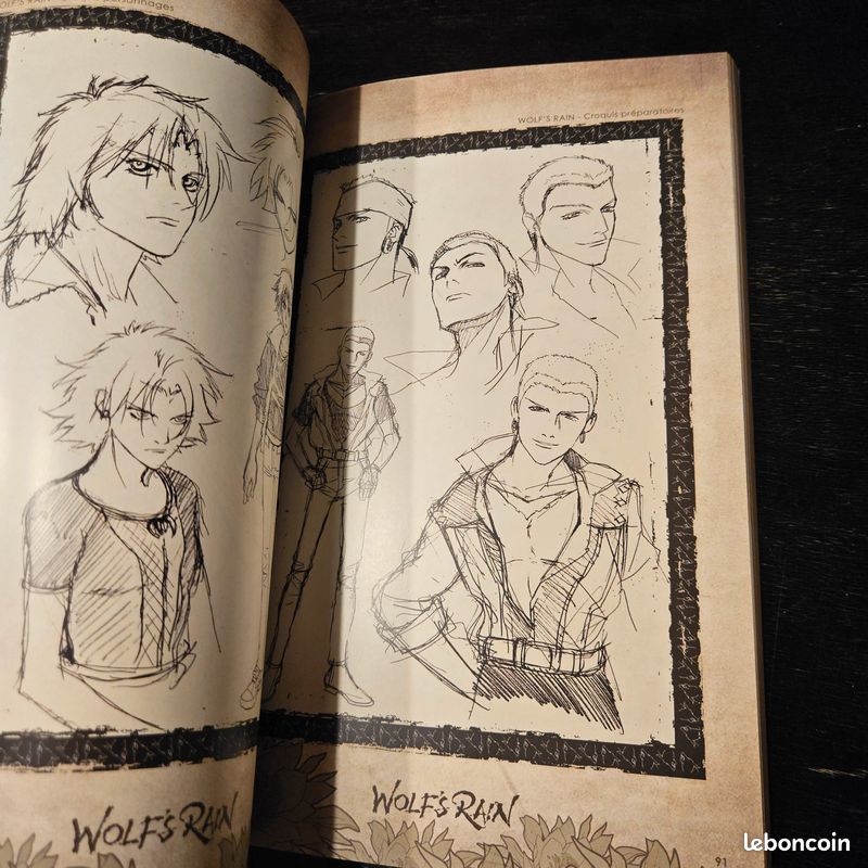 Wolf's Rain - Artbook officiel - 216 pages - Neuf - Studio Bones (image 6)