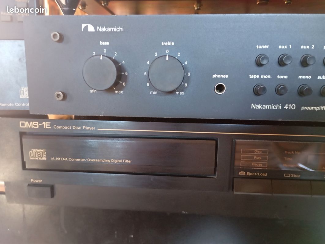 Ensemble audiophile NAKAMICHI Cd, Amplificateur, pré amplificateur (image 3)