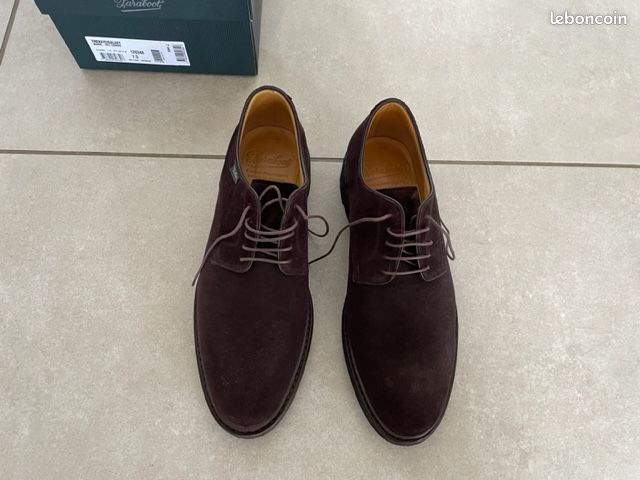 Chaussure Derbies Homme PARABOOT FRENAY velours congo - Semelle Gomme (image 2)