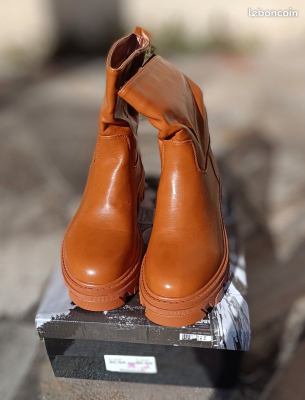 Beige Boots Look Bottines Camel Femme Bottines Femme Chaussure