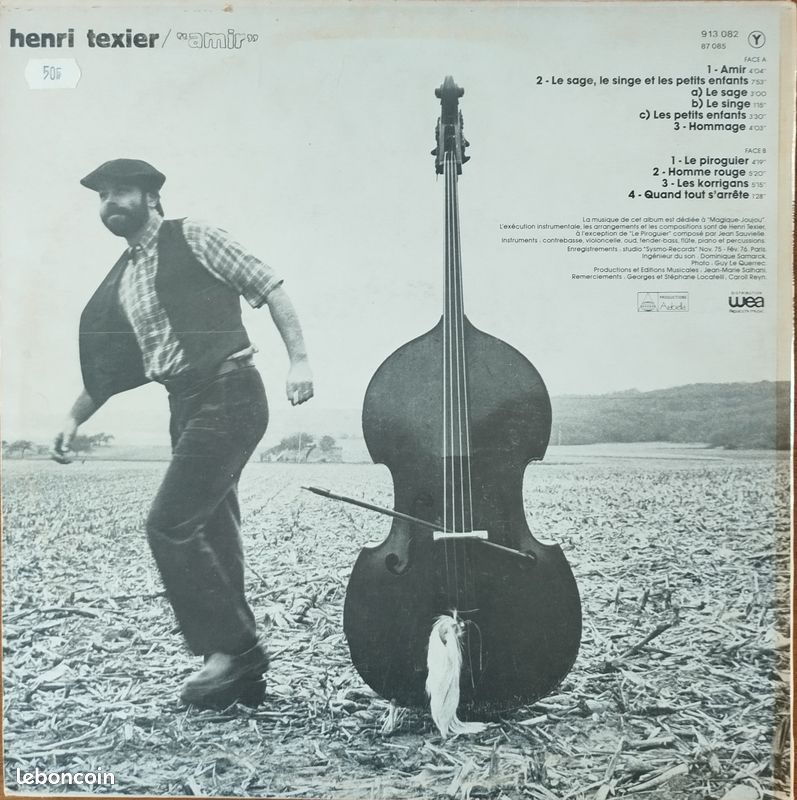 Vinyle Jazz Henry Texier : Amir Original 1976 - CD - Musique