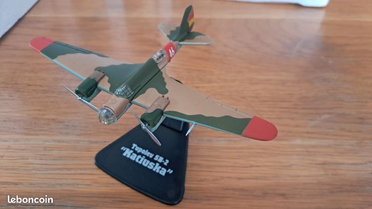 Maquette D'avion Frog Tupolev SB-2 Katyusha - Échelle 1/72 - Kit Complet Vintage