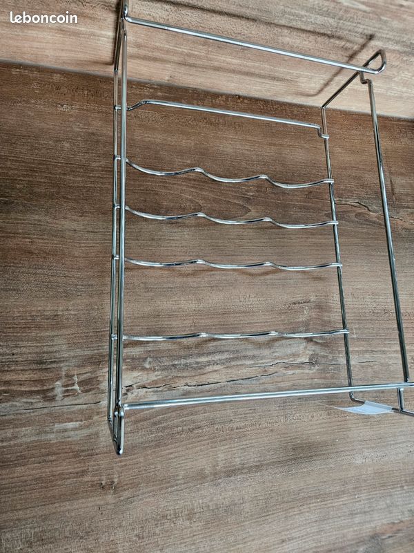 Porte-bouteilles chromé pour Réfrigérateur - Électroménager