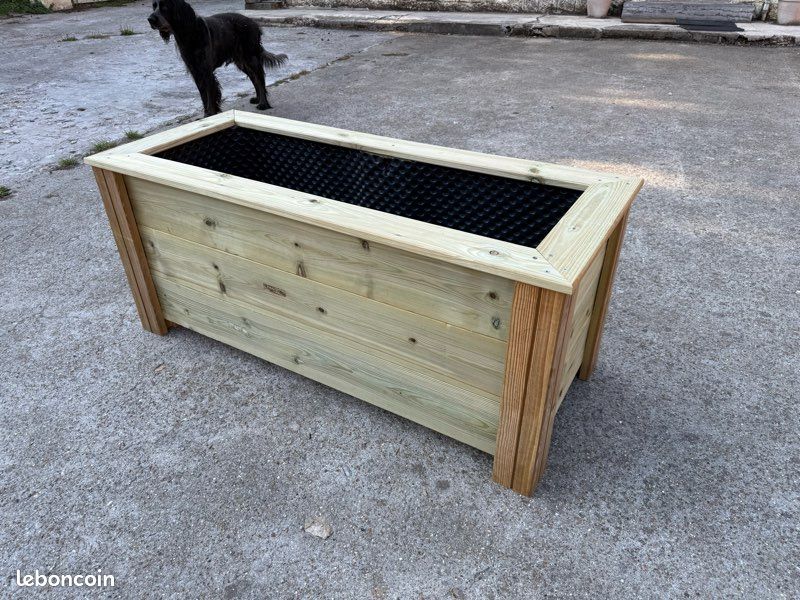 Potager sur pieds/Pots/Bac bois faits main sur mesure (image 3)