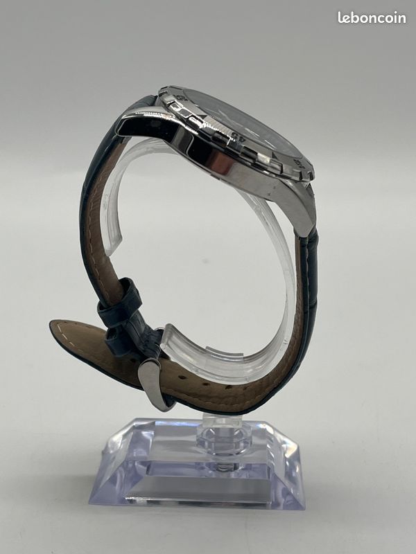 Montre homme Aigle style sport chic cadran bleu multifonction #E1 (image 4)