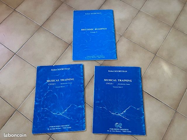Robert Soubeyran - Partitions de musique - Formation musicale vol 1 et 2 - Lecture rythmiques vol 2 (image 3)
