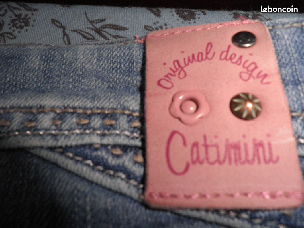 Pantalon jean catimini fille 10 ans (image 3)