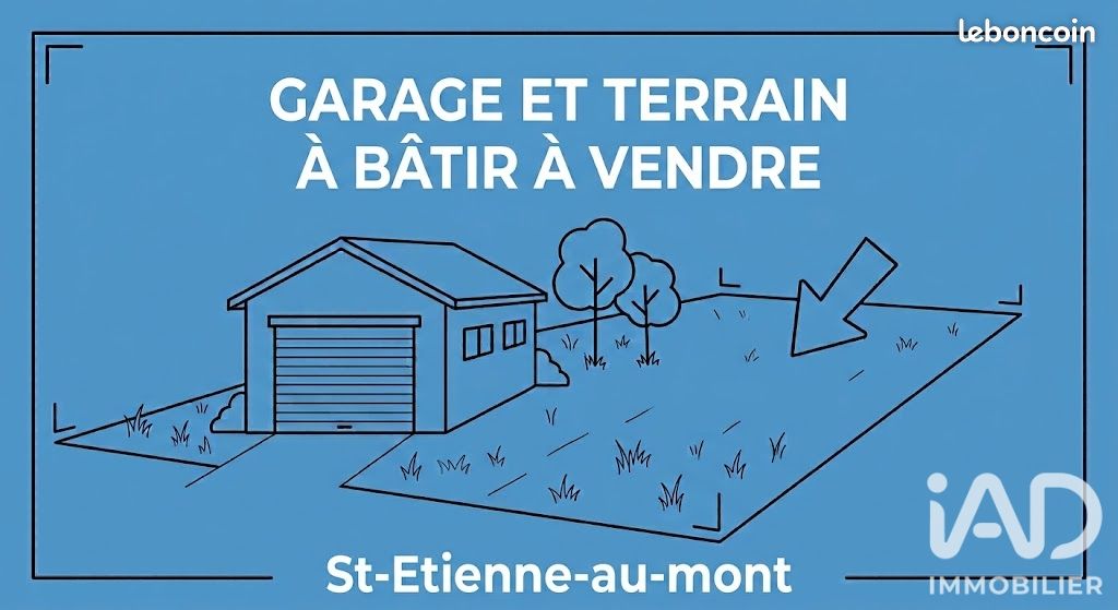 Terrain 490 m² · à Saint-Étienne-au-Mont · 490 m² · 54 000 €