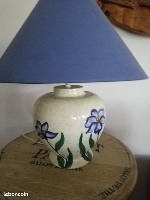 Lampe iris bleu (image 2)