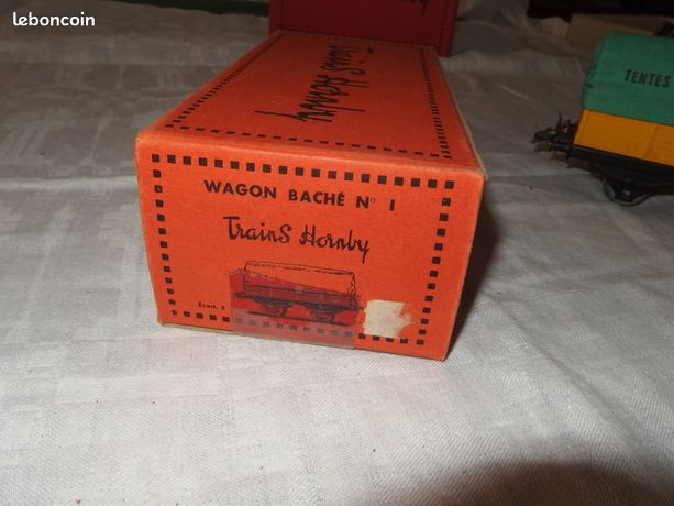 Wagon Hornby Série MARECHAL Frère – Échelle O – Bâché – En Boîte D'origine – Occasion