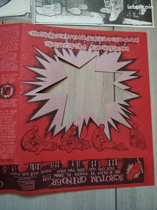 Lot de 3 vinyles du groupe Scrotum Grinder (image 17)