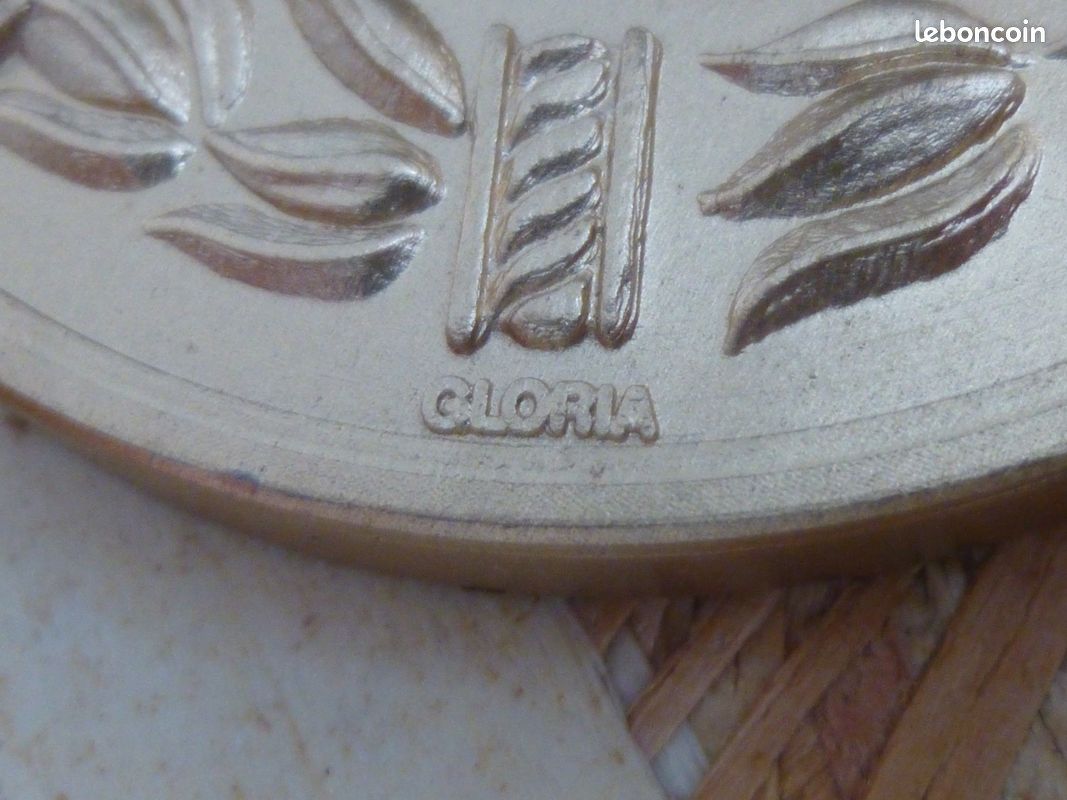 Médaille D'escrime 68mm SIGNE GLORIA - Vintage Collection