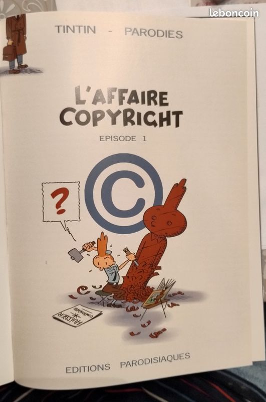 L'affaire Copyright Tintin parodies (image 2)