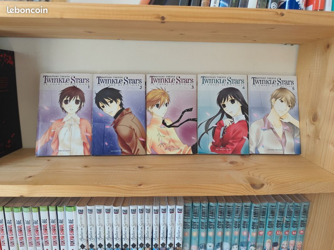 Manga Twinkle Stars tomes 1 à 8 Natsuki Takaya Delcourt shōjo romance (image 2)
