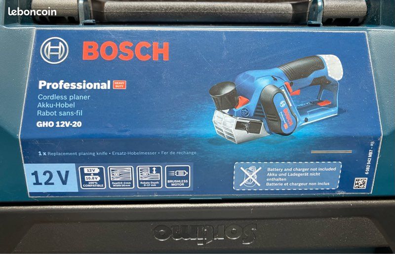 Robot Sur Table Bosh Professional Gho 12v 20 – 12V – Occasion