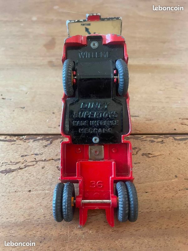 Dinky Toys Supertoys France Camion Willème Rouge « en l’état » 🇫🇷 (image 7)