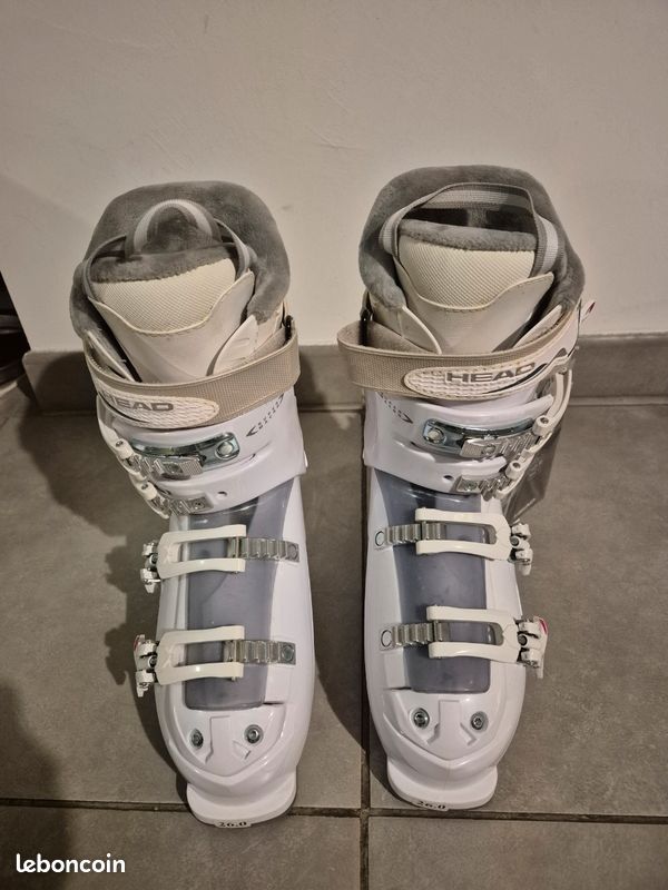 Bottes De Ski Head Carve X4 - Taille 8 / Mondo 26 Pour Adulte, Occasion Mais En Bon état De Fonctionnement