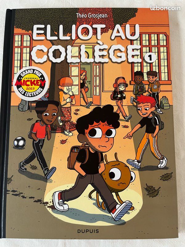 BD Elliot au Collège Tome 1 – Panique en sixième – Neuf (image 1)